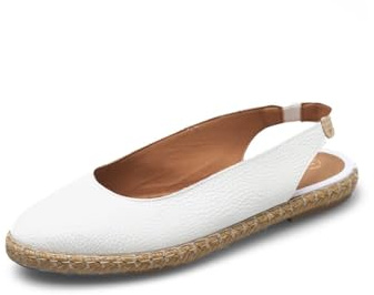 VERBENAS Kiara Sling Sandalette Weiß in Gr. 39