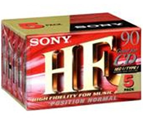 Sony 5C-90HFC Audio Tape (Pack of 5)