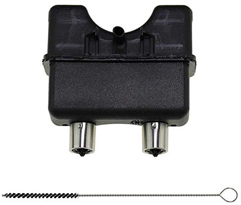 Siemens Kaffeeauslauf 621811 inkl. Piebert Reinigungsbürste 2mm für Siemens EQ5, Bosch VeroCafe, Gagenau CM, Neff C77V60N2 Kaffeevollautomaten inkl. Einbau-Anleitung (QR-Code)