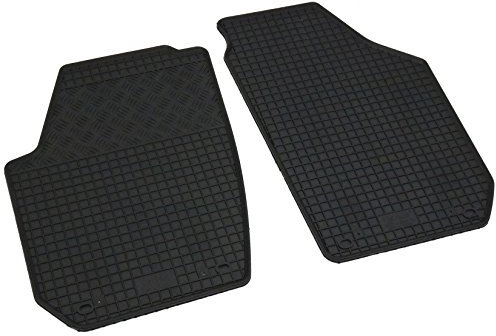 Gummi Fußmatten Set, 2teilig, Gummifußmatten Gummimatten Matten