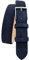 ESPERANTO Cintura 3,5 in pelle Scamosciata (Tg 48- LUNG TOTALE 110 CM-GIROVITA 95 CM, Blu scuro)