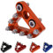 Motorrad Bremspedal,Motorrad Billet Hinten Bremspedal Schrittspitze Ersatz - 125 250 300 350 450 530 690 950 990 SX EXC XCF SXF XC XCW EXCF EXCW EXCF SMR - Orange