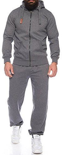 Finchman Finchsuit 1 Herren Jogging Anzug Trainingsanzug Sportanzug FMJS135, Darkgray, XXL