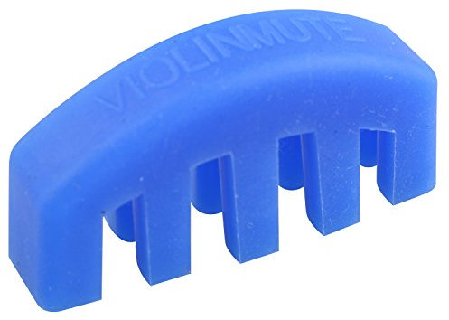 Futheda Elektro-Akustikgitarre schwere Claw Gummi Silencer Ultra Übungsdämpfer für Geige, Gummi mit 5 Zinken blau