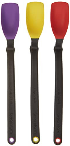Dreamfarm 3er Supoon Mini Koch Löffel, Set Mehrfarbig Bunt Sortiert, 3 Stück, 3