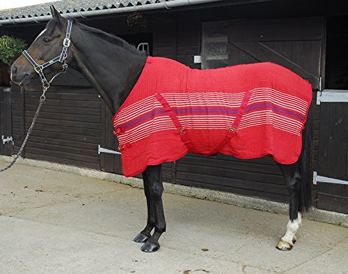 Rhinegold 0 Supercooler Multi Purpose Rug Abschwitzdecke, rot, 1,5 m