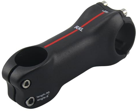pipa bici da corsa carbonio RXL SL pipa mtb carbonio stem bici carbon 31.8mm UD opaco rosso 6 gradi 90mm 1-1/8