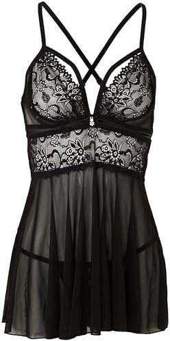 Obsessive Damen 838-bab-1 Babydoll & Thong 838-BAB-1 Babydoll & Thong (1er Pack)