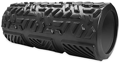 Gaiam Restore Massagerolle – Tiefengewebe Performance Muskelroller | Multi strukturiertes Massagegerät, hochdichter harter Innenkern (33 cm L x 12,7 cm Durchmesser)