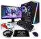 ADMI Gaming PC Bundle - AMD Ryzen 3 3200G 4 Core Processor • 24 LED Display • Gaming Keyboard & Mouse • 16GB • 1TB SSD • LED Seven RGB Case • WiFi • Windows 11
