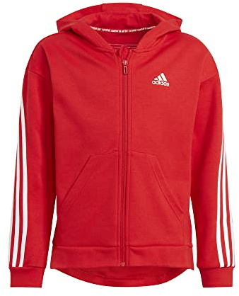 adidas Unisex Kinder G 3s Fz Hd Kapuzenpullover