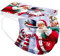 Lulupi 10 Stück Einweg Erwachsene Mundschutz mit Weihnachtsmotiv Mund und Nasenschutz Halstuch Maske Bedruckt Weihnachtsmaske Rentier Motiv Einmal MNS Mund-Tuch Staubdicht Tücher Bandana Schals