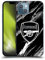 Head Case Designs Officially Licensed Arsenal FC Marble Crest Patterns Hard Back Case Compatible With Apple iPhone 13