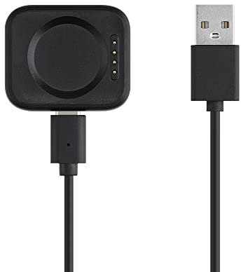 kwmobile Cable de Carga Compatible con OPPO Watch 2 (42mm 46mm) / Watch X/Watch 4 Pro Cable - Conector USB con Base de conexión para smartwatch -