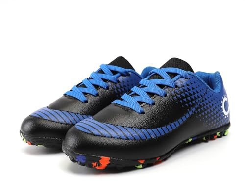 YHLLZY Boys Football Boots Kids Football Shoes Astro Turf Trainers Girls Soccer Athletics Training Shoes Teenager Outdoor Sport Shoes Sneakers for Unisex Kids