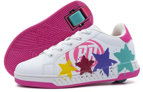 Breezy Rollers 2180373, Schuhe mit Rollen, 2-in-1 Kinderschuhe, Rollschuhe, Skateboardschuhe, Sneakers (Numeric_36)