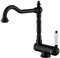 Robinet Cuisine Rabattable sous Fenetre Antique Laiton Tournage Mitigeur Cuisine Rabattable-Le Noir