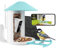 NETVUE by Birdfy Smart Bird Feeder Camera: Auto-Capture Video & Instant Alert, Collect Fun Clips, Solar Powered Bird Watching Camera Wireless Outdoor Garden, Blue