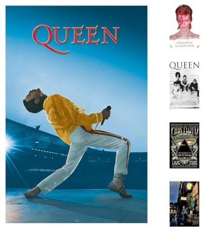 Pyramid International Queen (Live at Wembley) Maxi-Poster, 61 x 91 cm, Einheitsgröße