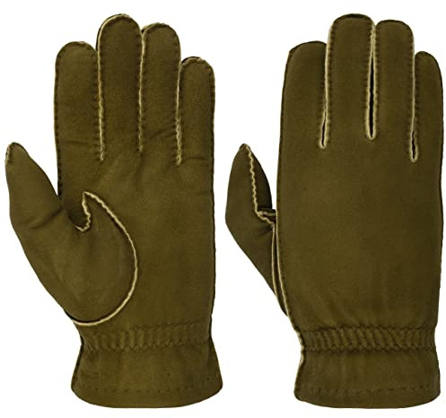 Hestra Andre Gloves Men - men´s leather with lining Winter Autumn-Winter - 9 HS olive