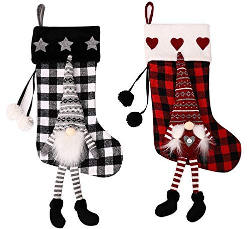 TianWlio Weihnachtssocken Nikolausstiefel Kamin Aufhängen Weihnachtsgeschenke Candy Beads Weihnachten Weihnachtsmann Schneemann Socken Dekorationen Weihnachten Nikolausstiefel Weihnachtsdeko