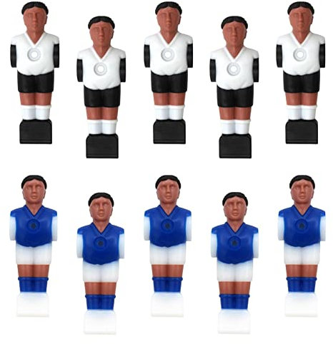 kowaku 10x Tischfußball Männer Ersatz Fußballspieler Figuren Kickertisch
