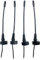 HUMARH 4er-Pack Antenne Ersatz für Sennheiser EW100G2 100G3 Wireless Mikrofon Bodypack Transmitter Receiver 500-999 MHz