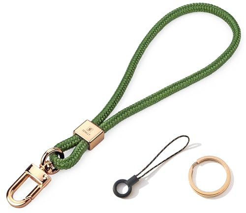 SENLLY Armband Schlüsselanhänger Kurz, Originellem Minimalistisch Design Schlüsselband für Schlüssel