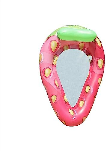 Flotadores inflables para Piscina Strawberry Pool Flotadores Inflables Pool Mesh Recliner Inflable Relajante Hamaca de Agua for Piscina Hamaca Flotante para Piscina de Agua