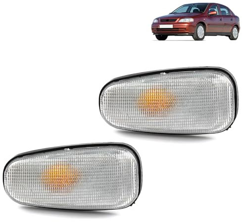 ROBUST 2x Blinker Kotflügel Weiß Links Rechts für Opel Astra 1998-2005 Zafira 1999-2005 1713400