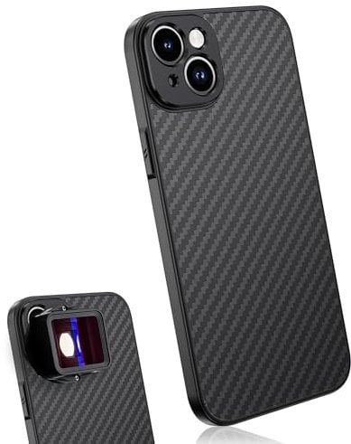 Étui pour Objectif MOJOGEAR 17 mm pour i-Phone 15 - Carbone