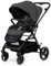 Kinderkraft YOXI 2-in-1 Kinderwagen, buggy von Geburt bis 22 kg, Einfach Zusammenklappe, großes Verdeck, Undurchdringlichen Rädern, Wasserdichten Verdeck, UPF50+, Korb bis zu 5 kg, Grau