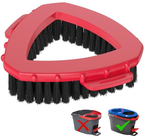 Aifacay Scrub Brush for O-Cedar, Scrubber Mop Head for O-Cedar RinseClean Mop Stiff Bristle Scrub Mop for Floor Cleaning Spin Mop Scrub Brush Head Replacement for Kitchen Bathroom Floors Walls