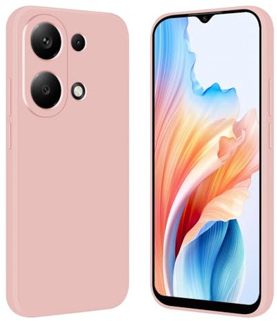 Tveinan Cover per Xiaomi Redmi Note 13 Pro 4G / Poco M6 Pro 4G Custodia Protettiva, Protezione Completa in Sottile Silicone Opaco Morbida Case Antiurto Cover per Redmi Note 13 Pro 4G, Rosa