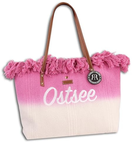 Robin Ruth Schultertasche Baumwolle rosa Natur OTG5115A Baumwolle Schultertasche