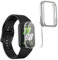 kwmobile 2X Schutzhülle kompatibel mit Samsung Galaxy Fit 3 Hülle - Fullbody Cover Set aus Silikon - Transparent Silber