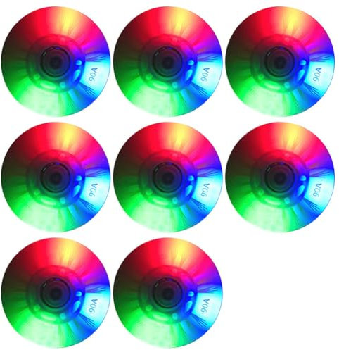 Uposao Leuchtend Rollschuhe Räder LED Light Up Roller Inliner Skates Rollen Ersatz 68/70/72/76/80 mm für Skates, Skateboards, Indoor Outdoor