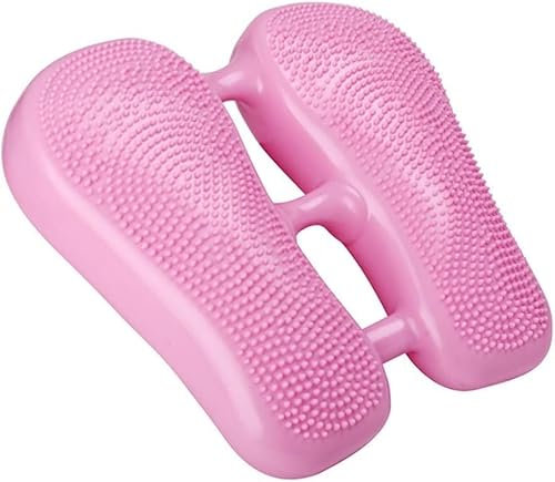 Mini-Stepper – tragbare aufblasbare Balance-Stepper-Fuß-Stepper-Maschine, Workout-Schritte, Übungen, Gewicht verlieren, Fitness-Stepper für das Heimbüro, Pink
