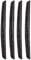 4 Pcs Car Universal Carbon Fiber Door Guard, Decorative Door Protector, Door Edge Protection Strip, Bumper Guard, Anti-collision Door Protector