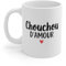 Mug Tasse Couple Chouchou d'Amour - Tasse Romantique et Adorable - Idée Cadeau pour les Proches