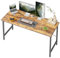 BEXEVUE Schreibtisch, 120 x 48 cm Kleiner Computertisch, Bürotisch für Arbeitszimmer, Schlafzimmer, Industrie-Design, Metallgestell, Holz PC Tisch für Home und Office