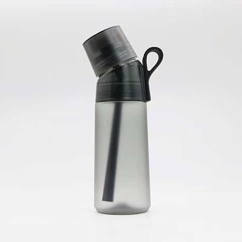 forlade 5 Flavour Pods Air Trinkflasche 720 ml, mit Pods in 5 Geschmacksrichtungen mit BPA-freiem zuckerfreiem Aroma, zum Ändern des Geschmacks Vegan Friendly für Outdoor-Sportarten (Schwarz)