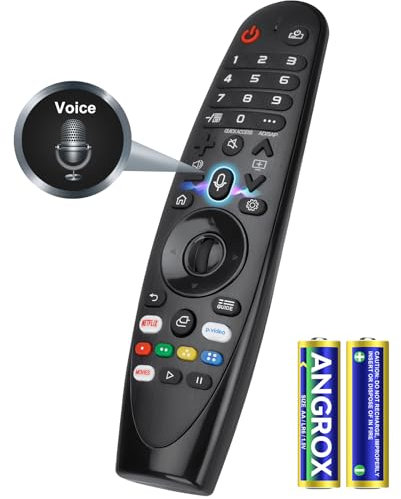 Voice Magic Remote for LG-TV-Remote Control Replacement, AKB75855501 AN-MR20GA MR19BA MR18BA MR650A with Battery, with Voice Recognition and Pointer Function