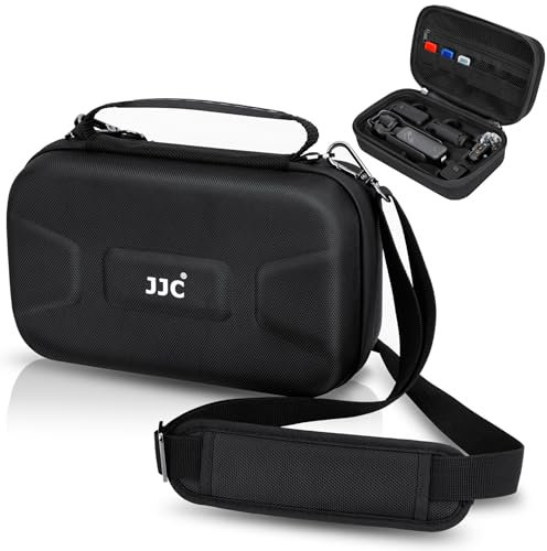 EVA Umhängetasche Osmo Pocket 3 Tasche,Koffer für DJI Osmo Pocket 3 mit 3 Micro SD Karte Etui & Schultergurt,Wasserdichte Kameratasche Pocket3 Creator Combo Crossbody Bag Kamerakoffer Reisetasche Case