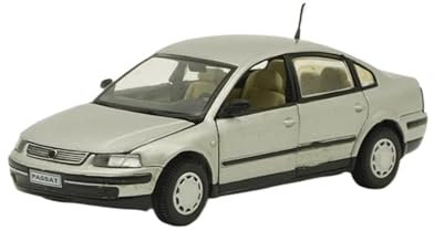 Mini Auto Spielzeug 1:43 Für Passat B5 Legierung Oldtimermodell Statisches Geschlossenes Auto Display Souvenir Mehrfarbig Wohnkultur(Gray)