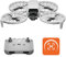 DJI Flip mit Vielseitiges Zubehör, Drohne mit Kamera 4k Erwachsene, Mini Drohne mit Kamera<249 g, Follow Me Funktion, 13km Videoübertragung,Handstart,autom.Rückkehr, 31min Flugzeit