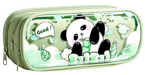 MLPKOI Transparentes Federmäppchen aus Mesh, Große Kapazität Pencil Case 3 Fächer Multifunktionale Schreibwaren-Tasche Teenager Federtaschen für Schule und Büro Federmäppchen
