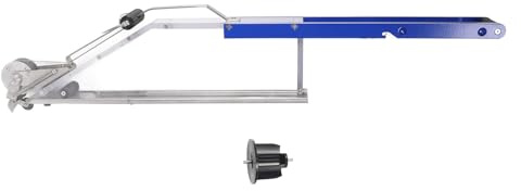 Jeffergarden Drywall Taping Tool Acrylic Stainless Steel Drywall Tape and Mud Dispenser Tool for Use with 75 or 150 Meter Rolls of Paper Tape