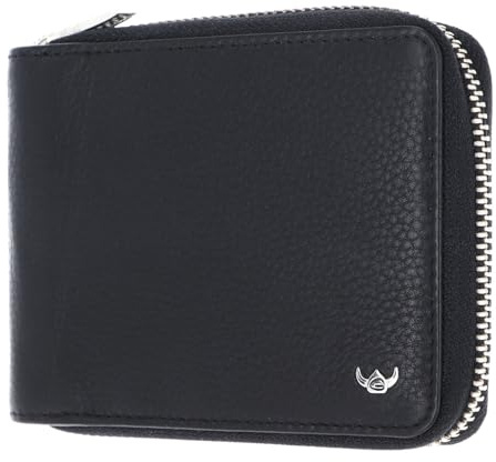 Golden Head Leder Geldbörse Capri RFID Protect RV-Scheintasche 1367 Schwarz