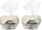Kalita 2 X: Wave Series Wave Filter 155 [1-2 Personen] White, 100 Blatt # 22213 (Japan Import)